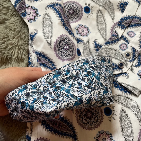 NWT ROBERT GRAHAM designer shirt paisley shirt - Picture 6 of 8